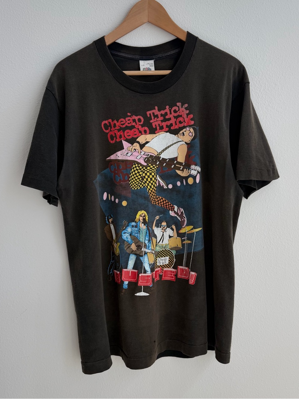 Vintage Cheap Trick 1990s American Tour T-Shirt 90s Single Stitch